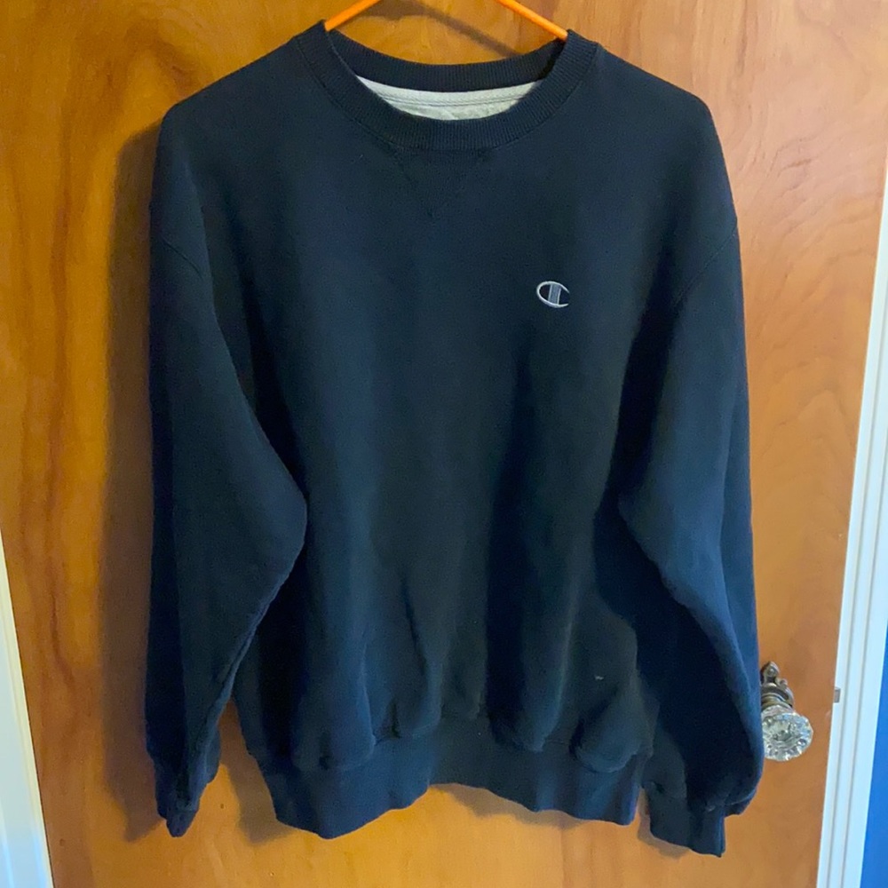 Vintage Black champion crewneck M